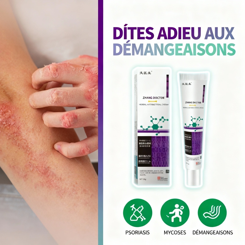 Avant/Après apaisement démangeaisons
